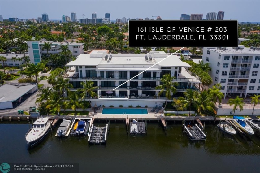 Stunning water views & exceptional finishes greet you as you - Beach Condo for sale in Fort Lauderdale, Florida on Beachhouse.com