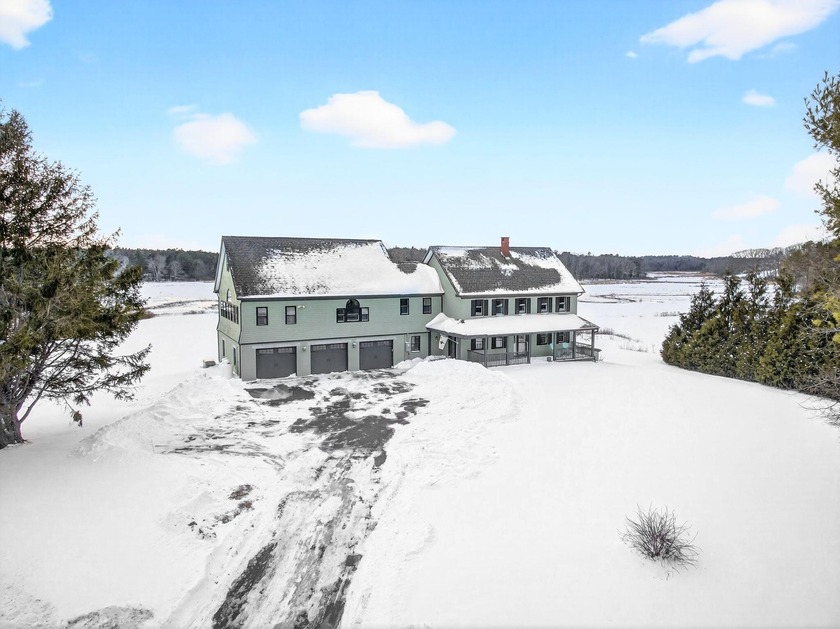 Set high above the Spurwink River, this classic Colonial offers - Beach Home for sale in Cape Elizabeth, Maine on Beachhouse.com