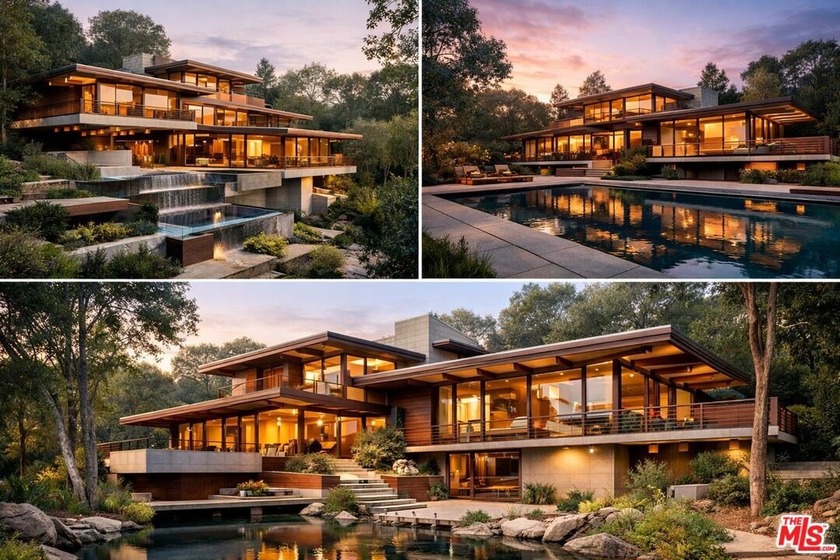 Tucked behind a private bridge where the creek flows beneath a - Beach Lot for sale in Santa Monica, California on Beachhouse.com