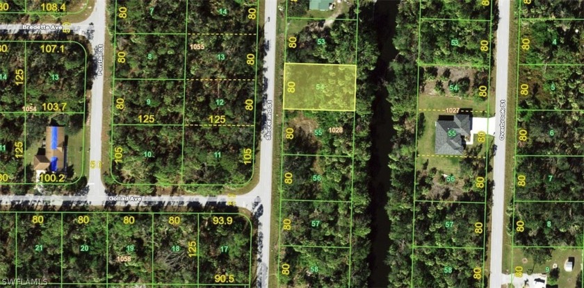 Very nice canal lot on the Courtland Waterway located in fast - Beach Lot for sale in Port Charlotte, Florida on Beachhouse.com