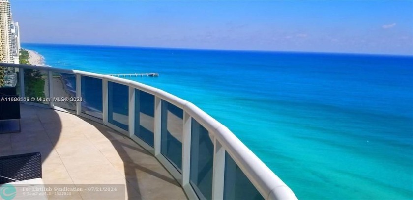 The kitchen wall was taken down to maximize the breathtaking - Beach Condo for sale in Sunny Isles Beach, Florida on Beachhouse.com