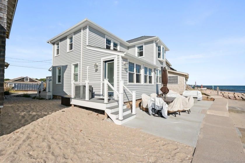 Direct Beach Waterfront on Long Island Sound located at the end - Beach Home for sale in Old Lyme, Connecticut on Beachhouse.com