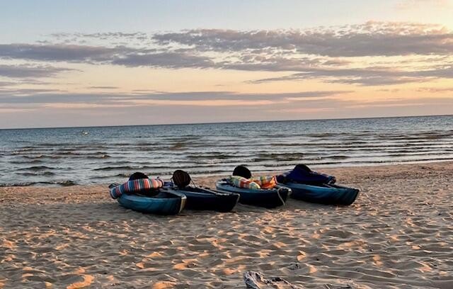 This cottage on prime Lake Michigan waterfront is your blank - Beach Home for sale in Saint Ignace, Michigan on Beachhouse.com