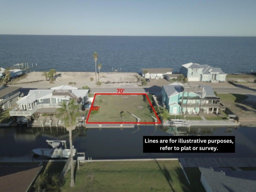 This prime lot on the canal in Key Allegro offers an exceptional - Beach Lot for sale in Rockport, Texas on Beachhouse.com