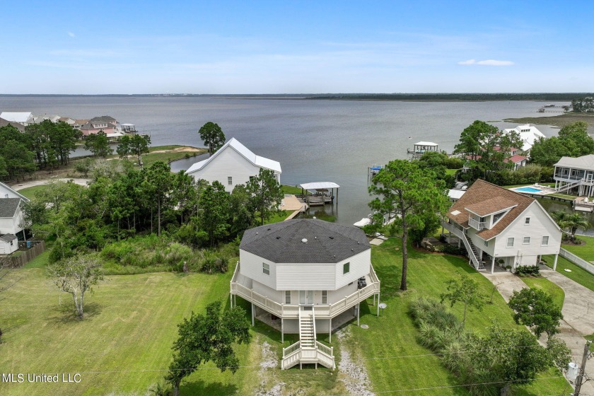 This 4BR  waterfront home with views of the  Bay is a must see! - Beach Home for sale in Pass Christian, Mississippi on Beachhouse.com