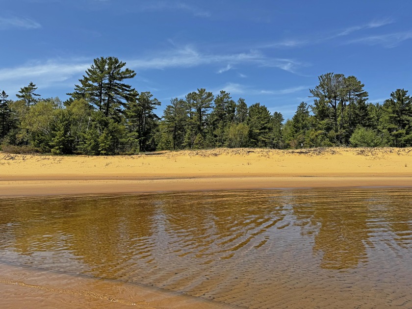 Located along Third Creek with 108 feet of walkable sandy beach - Beach Lot for sale in Paradise, Michigan on Beachhouse.com