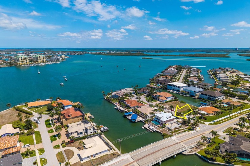 Enjoy the 150 foot wide direct access canal where this spacious - Beach Home for sale in Marco Island, Florida on Beachhouse.com