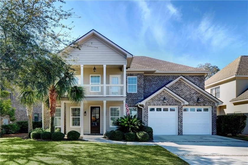 This charming island home overlooks the Sea Palms golf course - Beach Home for sale in Saint Simons, Georgia on Beachhouse.com