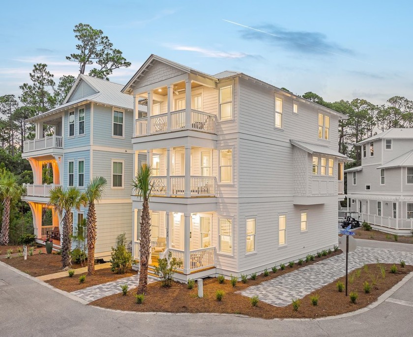 ''Five Porches'' is perfectly positioned in Treetop Village on a - Beach Home for sale in Inlet Beach, Florida on Beachhouse.com