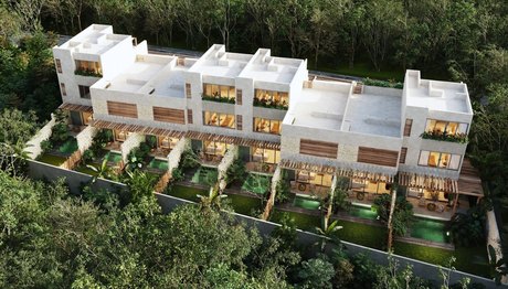 With only eight fully equipped units and two different models - Beach Townhome/Townhouse for sale in Tulum,  on Beachhouse.com