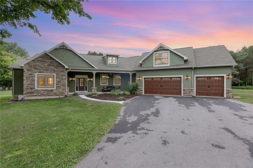 A TRULY RARE OFFERING IN WEBSTER. Newly built Ranch on 3 Wooded - Beach Home for sale in Webster, New York on Beachhouse.com