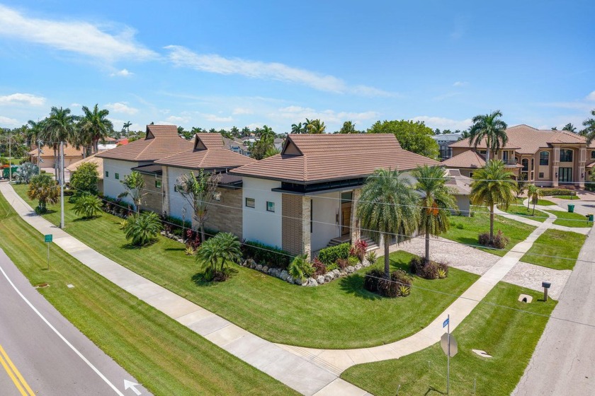 Magnificent Coastal Contemporary Courtyard Estate with Private - Beach Home for sale in Marco Island, Florida on Beachhouse.com