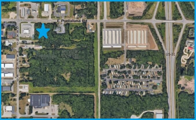 This 2.12-acre commercial parcel is located in a developing - Beach Acreage for sale in Spring Lake, Michigan on Beachhouse.com