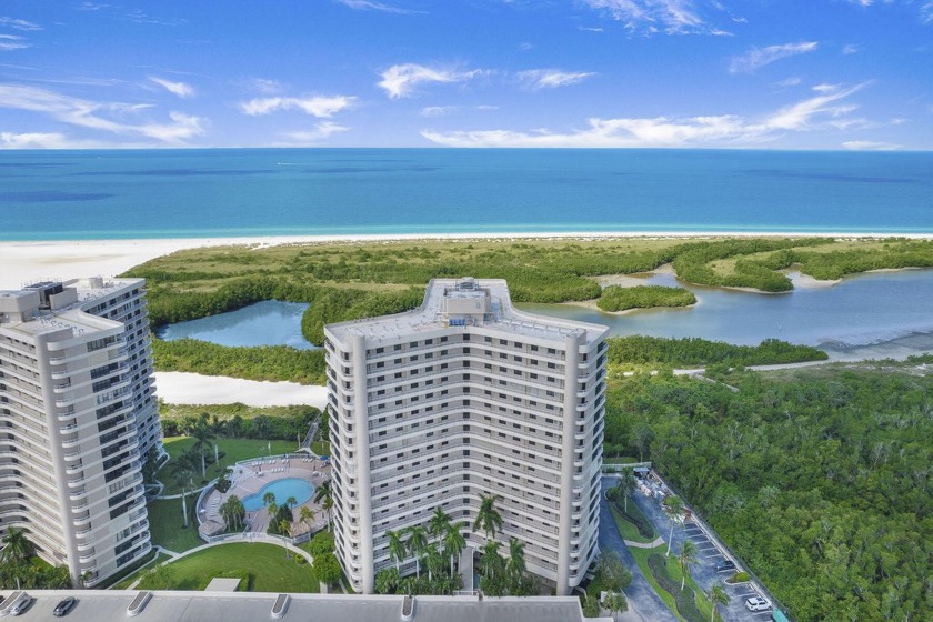 Stunning views of the Beach, Gulf, Bay, Island, and pool from - Beach Condo for sale in Marco Island, Florida on Beachhouse.com