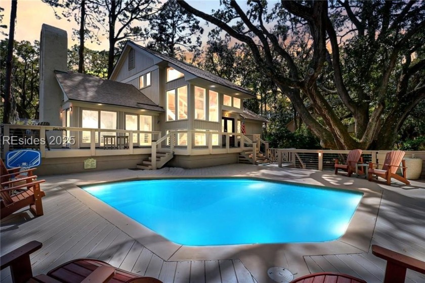Located in Sea Pines near South Beach Marina, 9 Bald Eagle West - Beach Home for sale in Hilton Head Island, South Carolina on Beachhouse.com