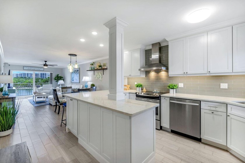 Turn-key and exquisitely furnished, this completely remodeled - Beach Condo for sale in Marco Island, Florida on Beachhouse.com