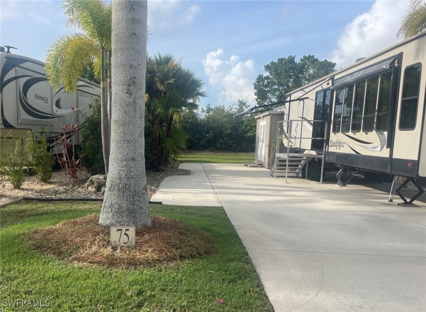 Welcome to lot 75, a north-facing, an extra spaced lot with an - Beach Lot for sale in Fort Myers, Florida on Beachhouse.com