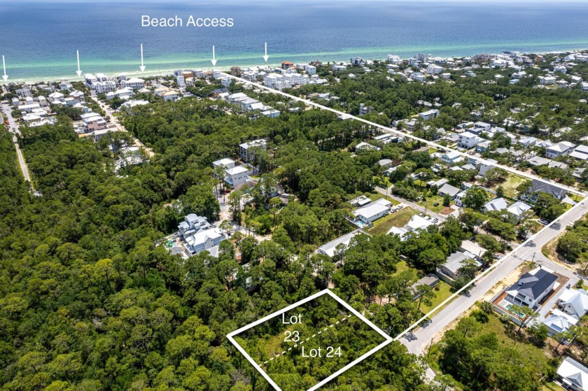 Priced to sell!  Lot 24 off N Montigo Ave corner lot! Tucked - Beach Lot for sale in Santa Rosa Beach, Florida on Beachhouse.com