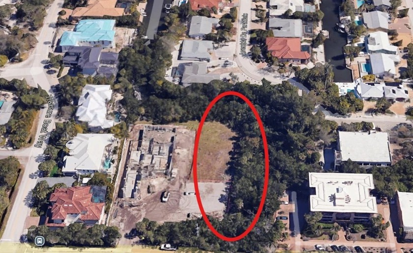 Rare Canal-Front Opportunity on Siesta Key - Last Available Raw - Beach Lot for sale in Sarasota, Florida on Beachhouse.com