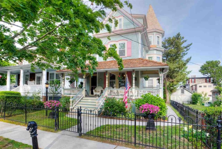 1879 Joseph Hanes House on the most desired street in Cape May - Beach Townhome/Townhouse for sale in Cape May, New Jersey on Beachhouse.com