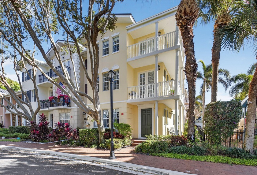 Hurry to see this Modern East Delray Corner Unit Townhouse - Beach Townhome/Townhouse for sale in Delray Beach, Florida on Beachhouse.com