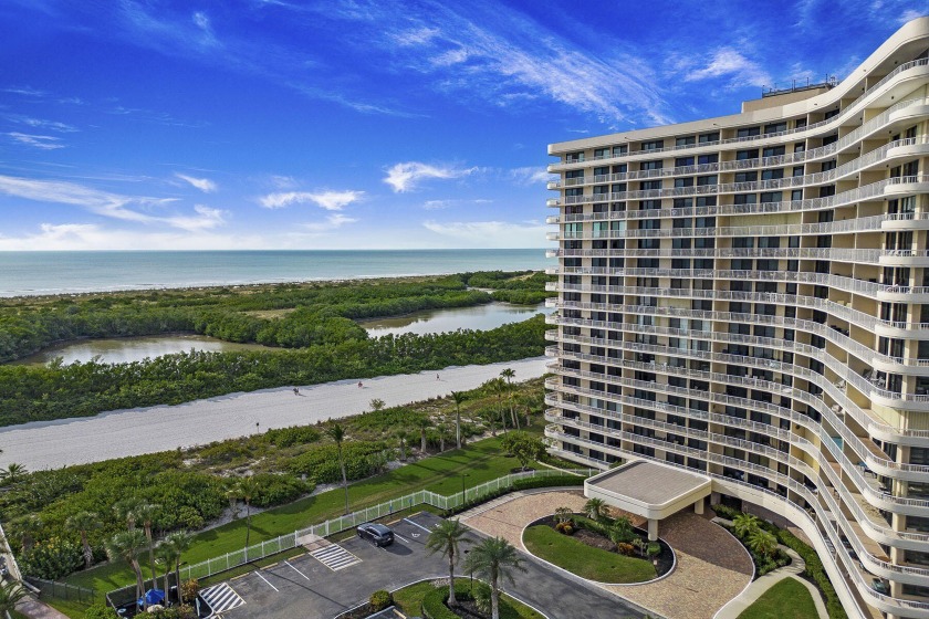 Stunning views of the Beach, Gulf, Bay, Island, and pool from - Beach Condo for sale in Marco Island, Florida on Beachhouse.com