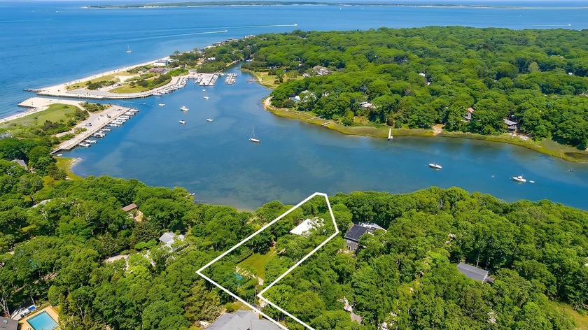 In the private Lion Head waterfront community, this chic - Beach Home for sale in East Hampton, New York on Beachhouse.com