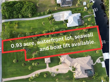 This SUPER RARE nearly 1-acre waterfront property boasts 110 - Beach Lot for sale in Port Charlotte, Florida on Beachhouse.com