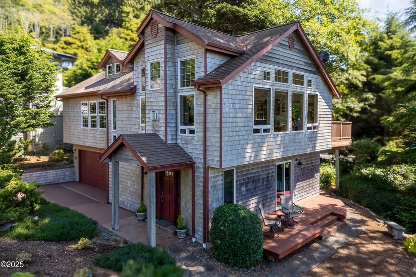 Discover the ultimate coastal home, with ''Sensational Ocean - Beach Home for sale in Otter Rock, Oregon on Beachhouse.com