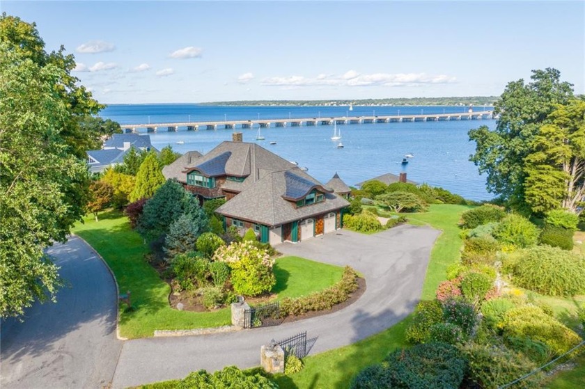 Beyond the gates of this Plum Beach home, exceptional - Beach Home for sale in North Kingstown, Rhode Island on Beachhouse.com
