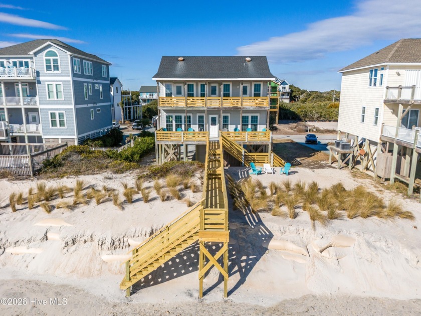 Oceanfront Living at Its Finest on Topsail Island. This stunning - Beach Home for sale in North Topsail Beach, North Carolina on Beachhouse.com