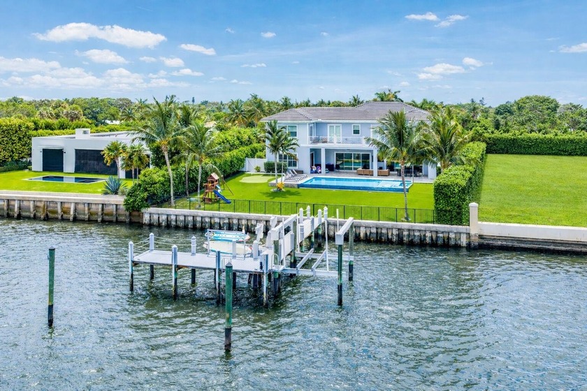 Welcome to this 2017 built, coastal contemporary waterfront - Beach Home for sale in Lake Worth Beach, Florida on Beachhouse.com