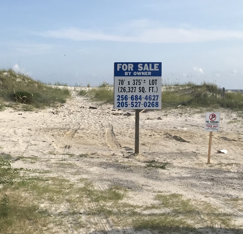 Rare Beach Front Lot for Sale - Beach Lot for sale in Gulf Shores, Alabama on Beachhouse.com