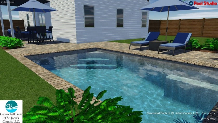 Seize this amazing opportunity to own a beautiful New Pool House - Beach Home for sale in ST Augustine, Florida on Beachhouse.com