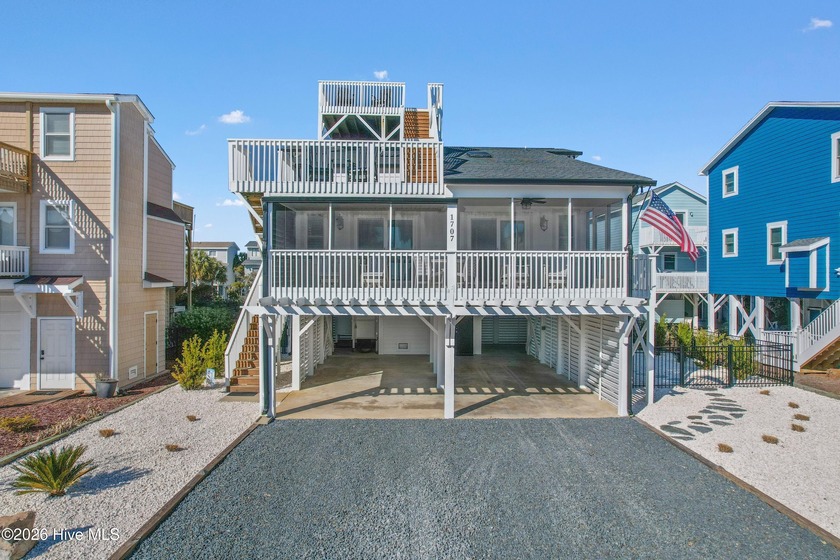 Completely renovated and ideally located on the second row at - Beach Home for sale in Sunset Beach, North Carolina on Beachhouse.com