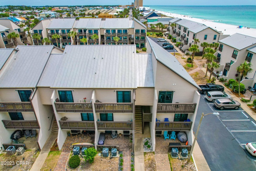 We love this Charming END unit located at the  quaint & gated - Beach Condo for sale in Panama City Beach, Florida on Beachhouse.com