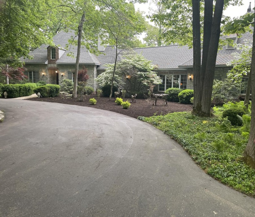 Welcome to your waterfront Chateau! Constructed in stone, brick - Beach Home for sale in Saugatuck, Michigan on Beachhouse.com