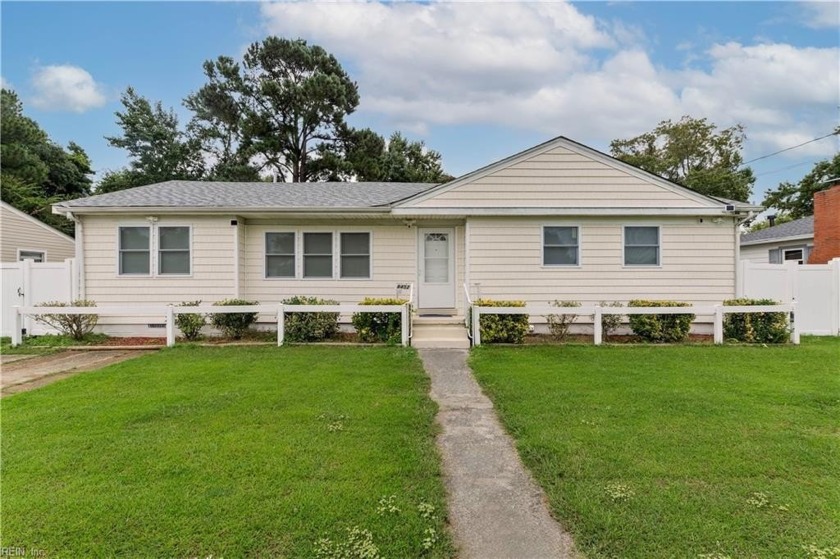 Renovated 4bd 2bth ranch sits on an Oversized (.36 acre) yard on - Beach Home for sale in Norfolk, Virginia on Beachhouse.com