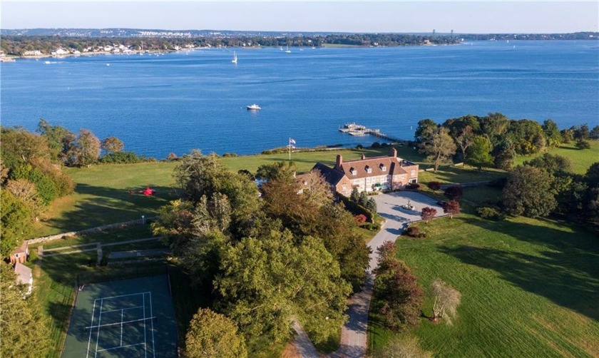 A stunning waterfront English Revival mansion offering an - Beach Home for sale in Bristol, Rhode Island on Beachhouse.com