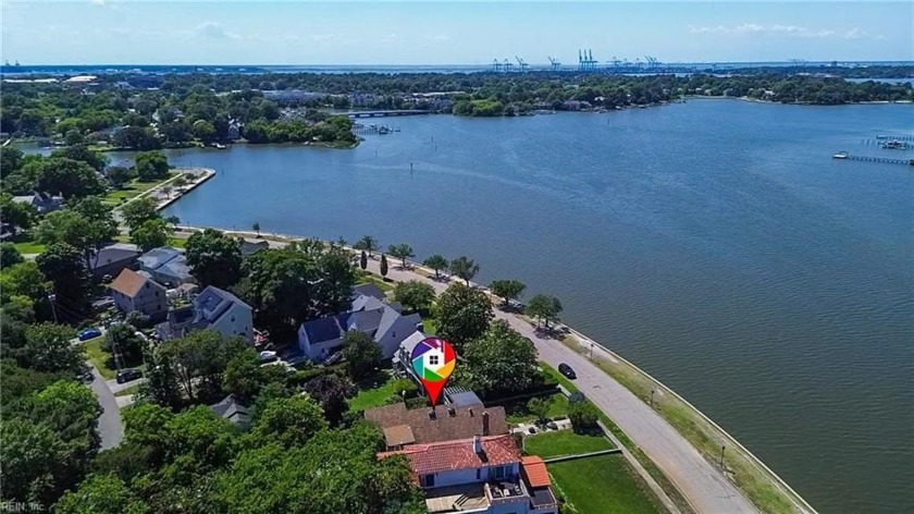 A rare Colonial Place property with broad views of the Lafayette - Beach Home for sale in Norfolk, Virginia on Beachhouse.com