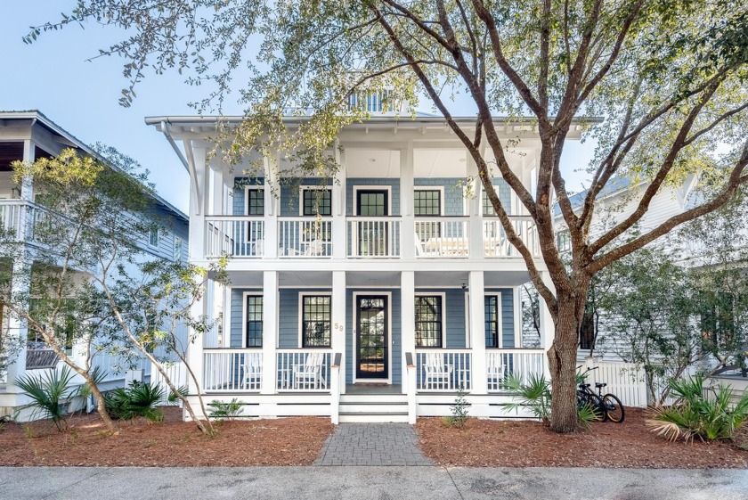 Serene and sophisticated, this impeccable 4BR/4.5BA Rosemary - Beach Home for sale in Inlet Beach, Florida on Beachhouse.com