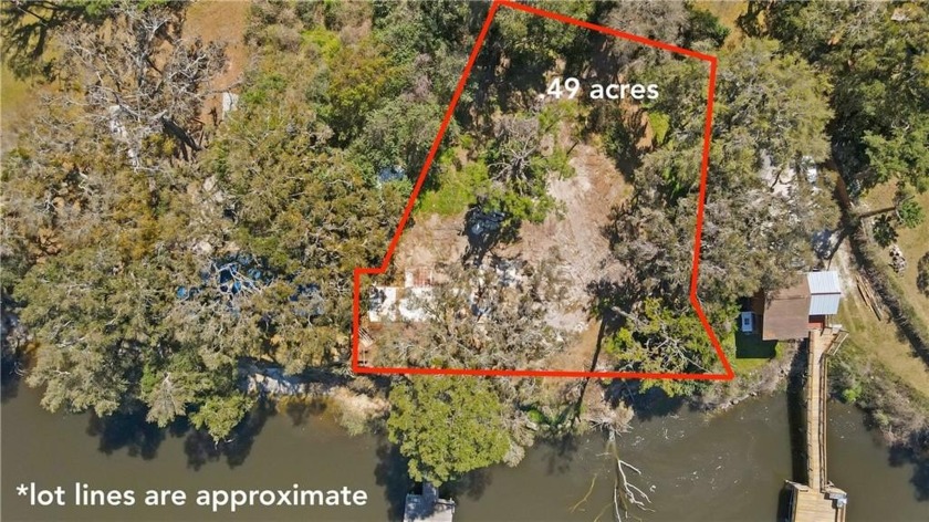 Northern Exposure views looking out over the Sapelo River are - Beach Lot for sale in Townsend, Georgia on Beachhouse.com