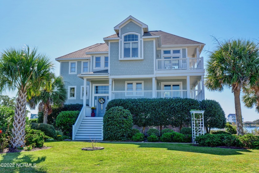 Stunning Custom Built waterfront home in the highly desired Cape - Beach Home for sale in North Topsail Beach, North Carolina on Beachhouse.com