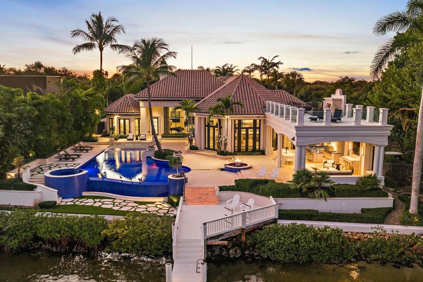 Located on one of the finest lots in Admiral's Cove, this - Beach Home for sale in Jupiter, Florida on Beachhouse.com