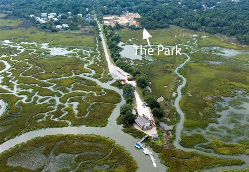 MARSH VIEWS all the way to Village Creek!  This new home is - Beach Home for sale in Saint Simons, Georgia on Beachhouse.com