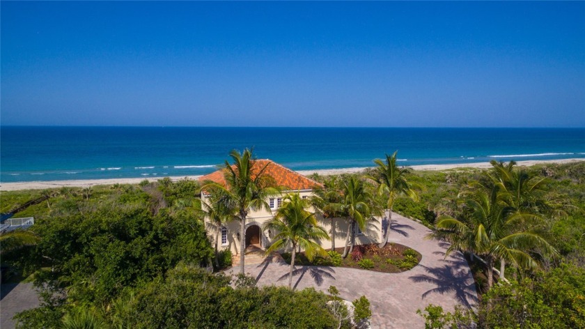 Exceptional Mediterranean-inspired oceanfront estate on 1.25 - Beach Home for sale in Vero Beach, Florida on Beachhouse.com