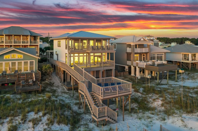 This stunning Gulf-front beach home offers breathtaking - Beach Home for sale in Santa Rosa Beach, Florida on Beachhouse.com
