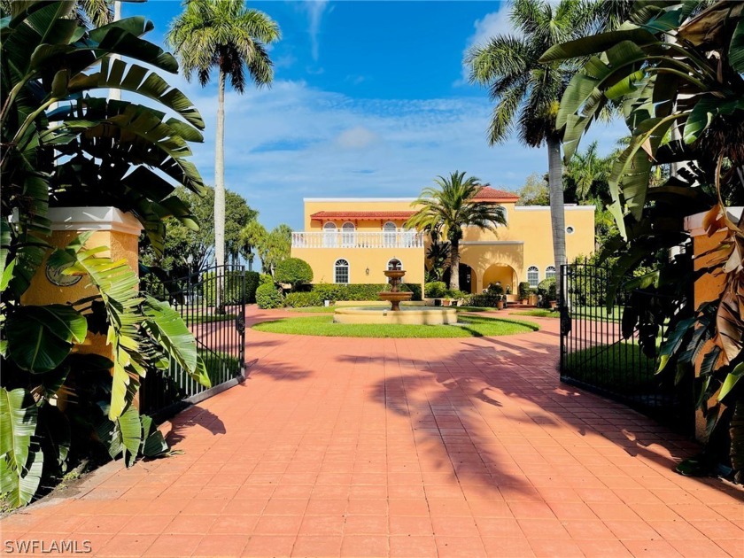 CALOOSAHATCHEE Riverfront !!! Charming Mediterranean mansion - Beach Home for sale in Fort Myers, Florida on Beachhouse.com