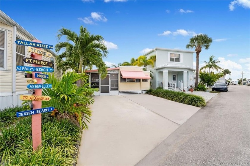 This charming 1-bedroom, 1-bath manufactured home offers 2-car - Beach Home for sale in Jensen Beach, Florida on Beachhouse.com