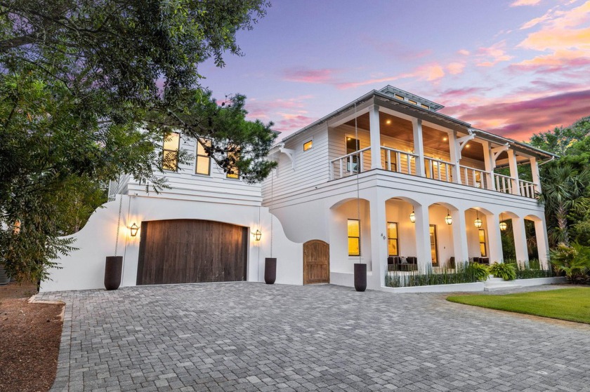 Nestled in the prestigious enclave of Inlet Beach, this elegant - Beach Home for sale in Inlet Beach, Florida on Beachhouse.com